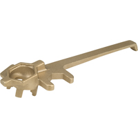 Cl&eacute;s &agrave; obturateur de luxe, Ouverture de 1-1/4", Poign&eacute;e 9", Alliage de laiton anti&eacute;tincelles Distribution Industrielle GC