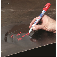 Marqueur pour surfaces huileuses Paint-Riter +, Liquide, Rouge Distribution Industrielle GC