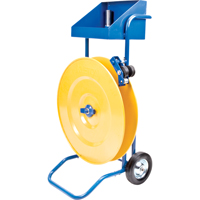 Distributeur de feuillards, Feuillard Polyester/Acier/Polypropyl&egrave;ne, Dia de noyau 16"/8", largeur de rouleau 3"/8"/6" Distribution Industrielle GC