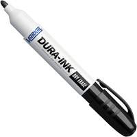 Marqueurs &agrave; essuyage &agrave; sec Dura-Ink, Noir, Pointe Ronde Distribution Industrielle GC