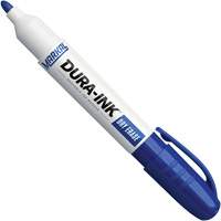 Marqueurs &agrave; essuyage &agrave; sec Dura-Ink, Bleu, Pointe Ronde Distribution Industrielle GC