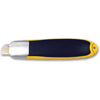 Automatic Self-Retracting Safety Knife, 15 mm, Carbon Steel, Plastic Handle Distribution Industrielle GC