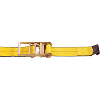 Ratchet Straps, Flat Hook, 4" W x 30' L, 5400 lbs. (2450 kg) Working Load Limit Distribution Industrielle GC