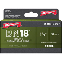 Clous Brad pour agrafeuse & pistolets-agrafeurs &agrave; percussion Arrow & Aurora Distribution Industrielle GC