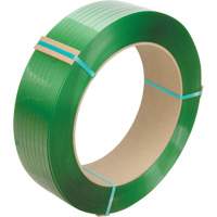 Feuillard, Polyester, 5/8" la x 4000' lo, Vert, Calibre Manuel Distribution Industrielle GC