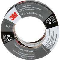 DT8 All-Purpose Duct Tape, 8 mils, Black, 48 mm (2") x 55 m (180') Distribution Industrielle GC