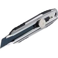 Knife with Ratchet Lock, 18 mm, Carbon Steel, Heavy-Duty, Aluminum Handle Distribution Industrielle GC