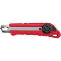 Couteau &agrave; lame cassable, 18 mm, Carbure, Prise en Caoutchouc/Polypropyl&egrave;ne Distribution Industrielle GC