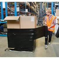 Film &eacute;tirable, Calibre 0,8 (20,3 microm&egrave;tres), 15" x 1500', Noir opaque Distribution Industrielle GC