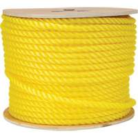 Corde jaune tress&eacute;e 1/2", Polypropyl&egrave;ne, 335' Distribution Industrielle GC
