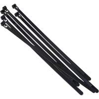 Attache-c&acirc;ble r&eacute;utilisable, Longueur 14", R&eacute;sistance &agrave; la traction 50 lb, Noir Distribution Industrielle GC