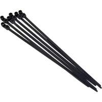 Attache-c&acirc;ble &agrave; visser, Longueur 8", R&eacute;sistance &agrave; la traction 50 lb, Noir Distribution Industrielle GC
