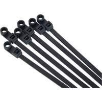 Attache-c&acirc;ble &agrave; visser, Longueur 8", R&eacute;sistance &agrave; la traction 50 lb, Noir Distribution Industrielle GC
