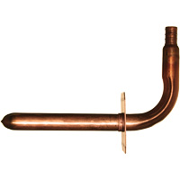 Stub Out Elbow with Support, Copper, 1/2" x 3-1/2" x 6" Distribution Industrielle GC