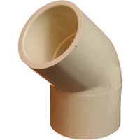 Flowguard Gold&reg; 45° Elbow Fitting, Standard, CPVC, 1/2" Distribution Industrielle GC