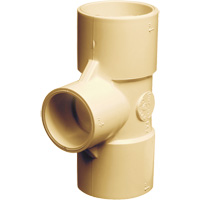 Flowguard Gold&reg; Tee Fitting, Reducing, CPVC, 3/4" x 3/4" x 1/2" Distribution Industrielle GC