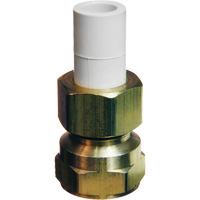 Transition Adapter, 1/2" Dia., Brass/CPVC Distribution Industrielle GC