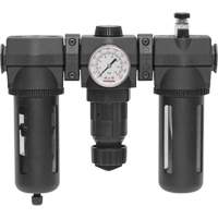 Filtre, d&eacute;tendeur & lubrificateur Modulair 400 avec drain manuel & bol standard, 3/4" NPTF Distribution Industrielle GC