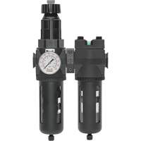 Filtre/d&eacute;tendeur & filtre coalescent Modulair 400 avec bol standard & drain manuel, 3/4" NPTF, 150 psi, Capacit&eacute; de 9,13 oz liq. Distribution Industrielle GC