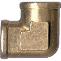 Raccord de tuyau forg&eacute; en coude 90°, FPT, Laiton, 3/4" Distribution Industrielle GC