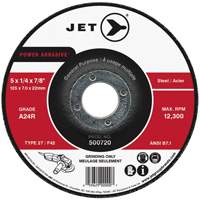 POWER ABRASIVE&reg; Grinding Wheel, 4" x 1/4", 5/8" Arbor, Type 27 Distribution Industrielle GC