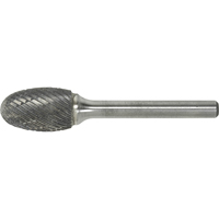 Solid Carbide Burr, SE-1, 1/4" Dia., 1/4" Shank, 3/8" Depth of Cut Distribution Industrielle GC