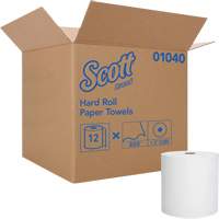 Serviettes en rouleaux durs Essential de Scott, 1 pli, Standard, 800' lo Distribution Industrielle GC