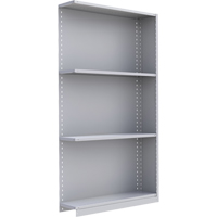Interlok Shelving Unit, Steel, Boltless, 450 lbs. Capacity, 48" W x 88" H x 24" D Distribution Industrielle GC