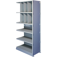 &eacute;l&eacute;ment de rayonnage Interlok, Acier, Sans boulons, Capacit&eacute; 550 lb, 48" la x 88" h x 12" p Distribution Industrielle GC