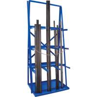 R&acirc;telier de rangement pour barre, Vertical, 3 Niveaux, 36" la x 24" p x 84" h, 3000 lb Cap. Distribution Industrielle GC