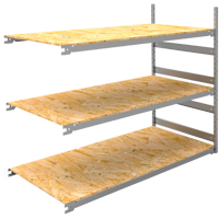 Wide Span Record Storage Shelving, Steel, 3 Shelves, 72" W x 32" D x 60" H, Add-On Kit Distribution Industrielle GC