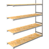 &eacute;tag&egrave;re-classeur de grande largeur, Acier, 4 Tablettes, 72" la x 18" p x 84" h, Ensemble Ajout Distribution Industrielle GC