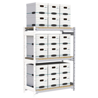 &eacute;tag&egrave;re-classeur de grande largeur, Acier, 3 Tablettes, 42" la x 18" p x 60" h, Ensemble Ajout Distribution Industrielle GC