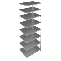 &eacute;l&eacute;ment de rayonnage, Acier galvanis&eacute;, Montant &agrave; fente, Capacit&eacute; 400 lb, 36" la x 96" h x 24" p Distribution Industrielle GC