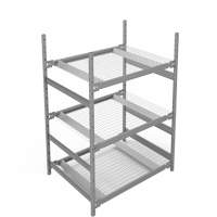 Wide Span Storage Shelving, Steel, Boltless, 1340 lbs. Capacity, 42" W x 60" H x 32" D Distribution Industrielle GC