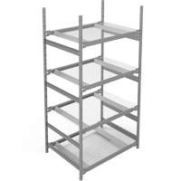 &eacute;tag&egrave;re de grande largeur, Sans boulons, Capacit&eacute; 1340 lb, 42" la x 84" h x 32" p Distribution Industrielle GC