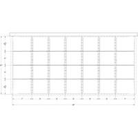 Cabinet d'entreposage &agrave; tiroirs int&eacute;gr&eacute; Interlok Distribution Industrielle GC