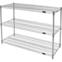 &eacute;tag&egrave;res robustes en treillis chromat&eacute;, Tiers 3, 30" la x 33" h x 14" p Distribution Industrielle GC