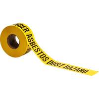Ruban pour barricade, Anglais, 3" la x 200' lo, 3 mils, Noir sur jaune Distribution Industrielle GC