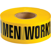 Rubans pour barricades, Anglais, 3" la x 1000' lo, 3,5 mils, Noir sur jaune Distribution Industrielle GC