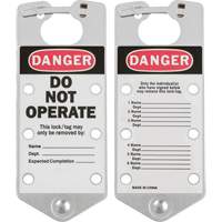 Labeled Lockout Hasps, Silver Distribution Industrielle GC