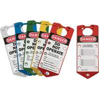 Labeled Lockout Hasps, Blue/Green/Red/Silver/Yellow Distribution Industrielle GC
