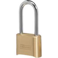 Cadenas &agrave; combinaison, Argent, Rev&ecirc;tement en laiton, Largeur de 2" Distribution Industrielle GC
