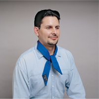 Serviette refroidissante standard, Bleu Distribution Industrielle GC