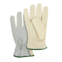Split Back Driver's Gloves, Medium, Grain Cowhide Palm Distribution Industrielle GC