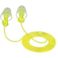 E-A-R Tri-Flange Reusable Earplugs, Corded, Bulk - Polybag, 26 dB NRR, One-Size Distribution Industrielle GC