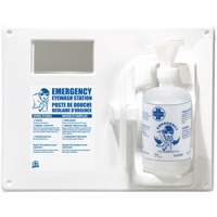 Poste de douche oculaire - Poste simple a/bouteille vide Distribution Industrielle GC