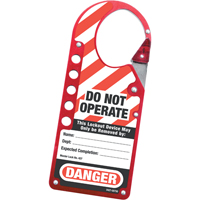 Labeled Snap-on Hasps, Red Distribution Industrielle GC