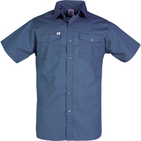 Work Shirts, Men's, Small, Navy Blue Distribution Industrielle GC