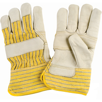 Gants d'ajusteur doubl&eacute;s pour l'hiver &agrave; paume renforc&eacute;e, T-Grand, Paume en Cuir fleur de vache, Doublure en Molleton de coton Distribution Industrielle GC